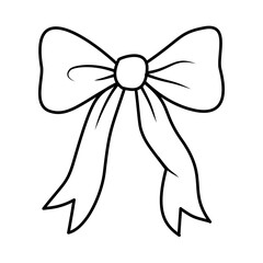 Bow Tie Doodle Hand Drawn