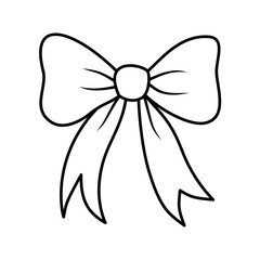 Bow Tie Doodle Hand Drawn