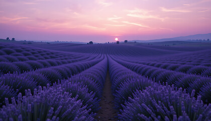 lavender field provence france Aesthetic Background Featuring Beautiful Flowers Under the Bright Sun Perfect for Nature Inspired Designs Sunny Floral Themes Serene Outdoor Scenes Peaceful Garden Views
