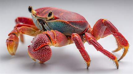 crab on a white background