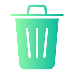 delete gradient icon