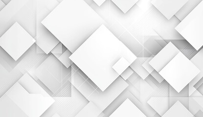 Obraz premium Abstract grayscale overlapping squares background