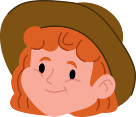 Happy Child Hat Headshot