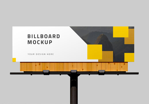 Street Billboard Mockup