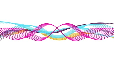 abstract colorful wave background