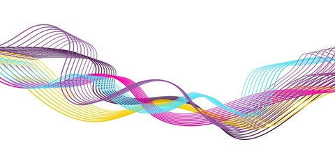abstract colorful wave background