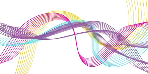 abstract colorful wave background