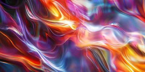 Obraz premium Abstract Colorful Liquid Art