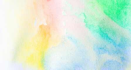 Abstract hand drawn watercolor  Brush