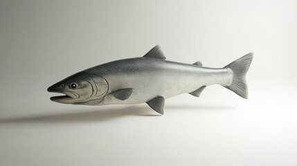 Obraz premium Gray fish figurine