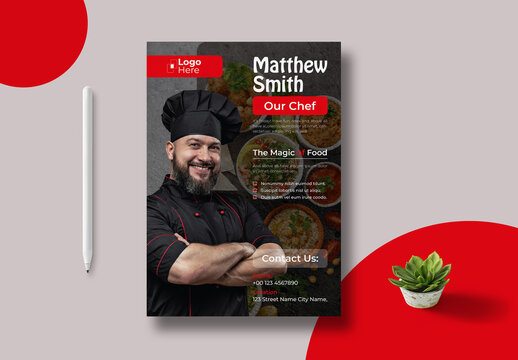 Master Chef Cooking Business Flyer