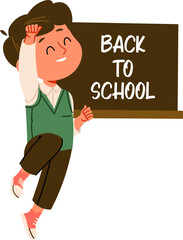 Happy Kid Back to School