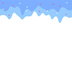 Obraz premium Melting Ice Cream Header