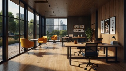 Modern Sunlit Office
