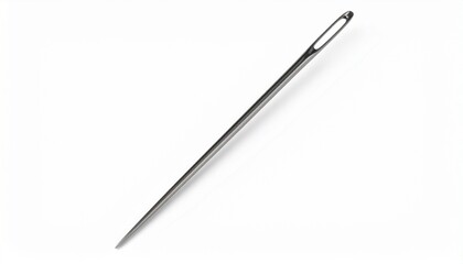 close up of a needle 