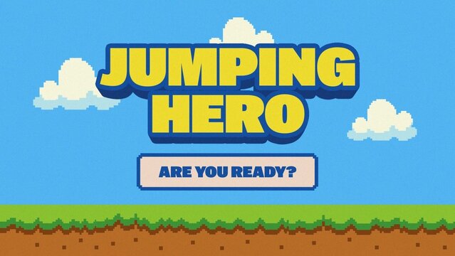 2D Ready to Play Gaming Title Intro