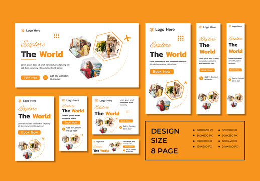 Travel Web Banner Design