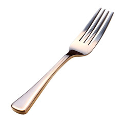 Fork isolated on transparent background 