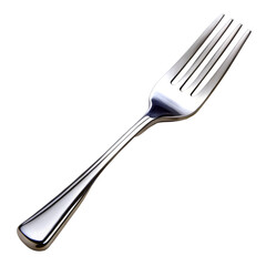 Fork isolated on transparent background 