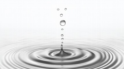 Water Drop Impact  Ripple Effect  Liquid  Clean  Pure  Abstract Background