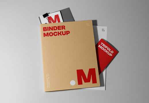 Closed Binder Mockup