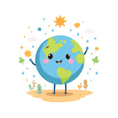 Earth Vector Illustration