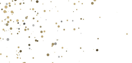 Enchanting Delight: Spectacular 3D Illustration Showcasing Enchanting gold Confetti