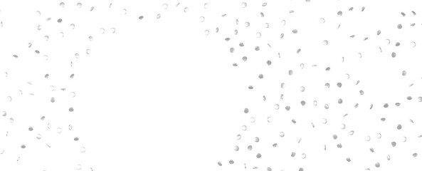 Joyful Deluge: Brilliant 3D Illustration Showcasing an Overflow of silver Confetti