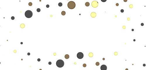 gold  Shower: Dynamic 3D Illustration of Dancing gold Confetti