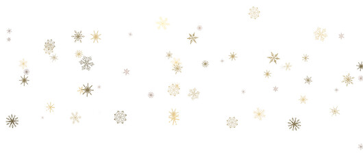 Whirling Snowflakes: Enthralling 3D Illustration of Falling Festive Snow Crystals