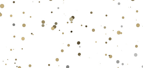 Enchanting Delight: Spectacular 3D Illustration Showcasing Enchanting gold Confetti
