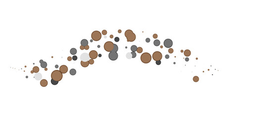 Cascading Celebration: Striking 3D Illustration Showcasing an Abundance of gold Confetti