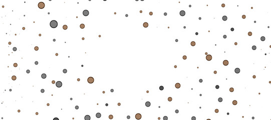 Glittering Spectacle: Captivating 3D Illustration of Glittery gold Confetti