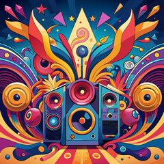 abstract music background