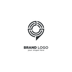Creative C Letter Chat and Wifi Logo Design, Modern Networking Symbol for Brands.