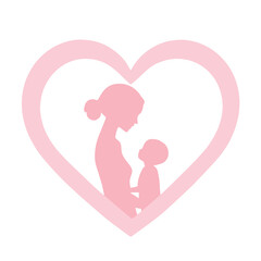 mother and child relationship with love