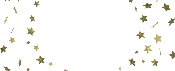 Cascading Christmas Constellations: Brilliant 3D Illustration Showcasing Falling Festive Star Patterns