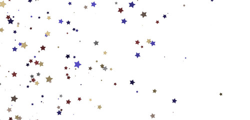 Descendant Christmas Constellations: Mind-Blowing 3D Illustration of Falling Festive Star Patterns