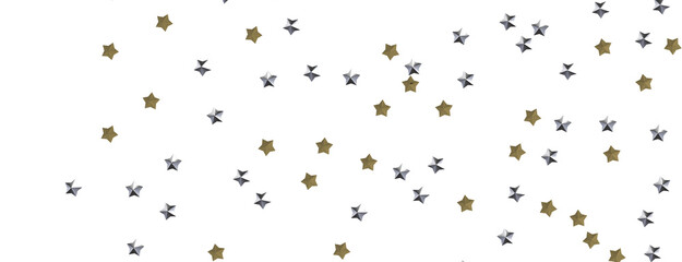 XMAS Stars - stars background, sparkle lights confetti falling. magic shining Flying christmas stars on night