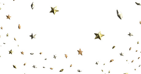 XMAS Stars - stars background, sparkle lights confetti falling. magic shining Flying christmas stars on night