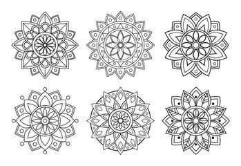 Editable Geometric Mandala Art Bundle for Creative Projects
