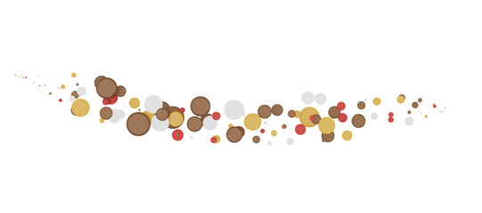 confetti png. Gold confetti falls from the sky. Glittering confetti on a transparent background. Holiday