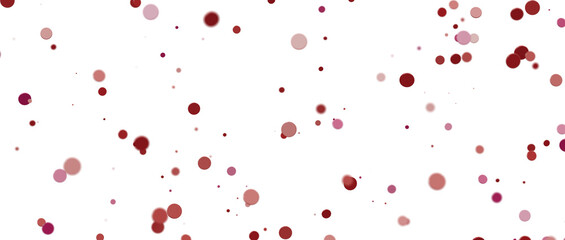 Glittering confetti on a transparent background. Holiday confetti png. red confetti falls from the sky.