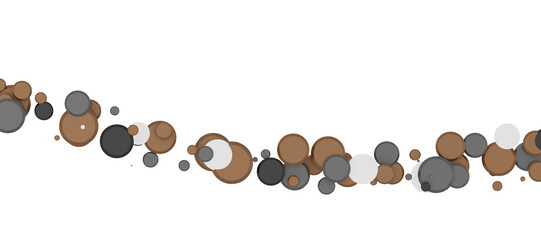 Cascading Celebration: Striking 3D Illustration Showcasing an Abundance of gold Confetti