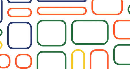 Multicolor abstract background banner of triangles , all the colors of the rainbow PNG