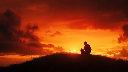 Fototapeta premium Sunset Silhouette