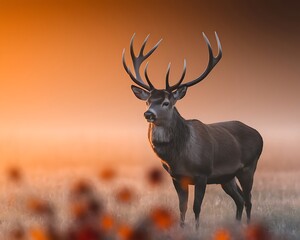 Naklejka premium deer in the forest