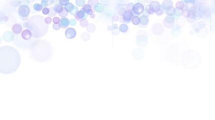 Elegant Sparkling Lights and Bokeh with Transparent Background