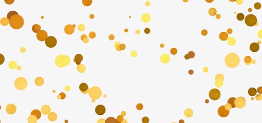 Abstract background with scattered golden circles. Perfect for presentations, websites, and more!