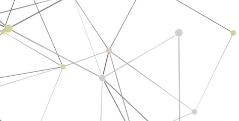 Obraz premium Stock photo of abstract network connection with lines and dots. Perfect for technology, communication, and network concepts.